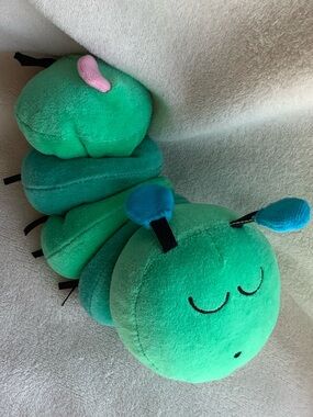 IKEA Klappa Sleepy Green Plush Musical Caterpillar Stuffed Animal Toy Working